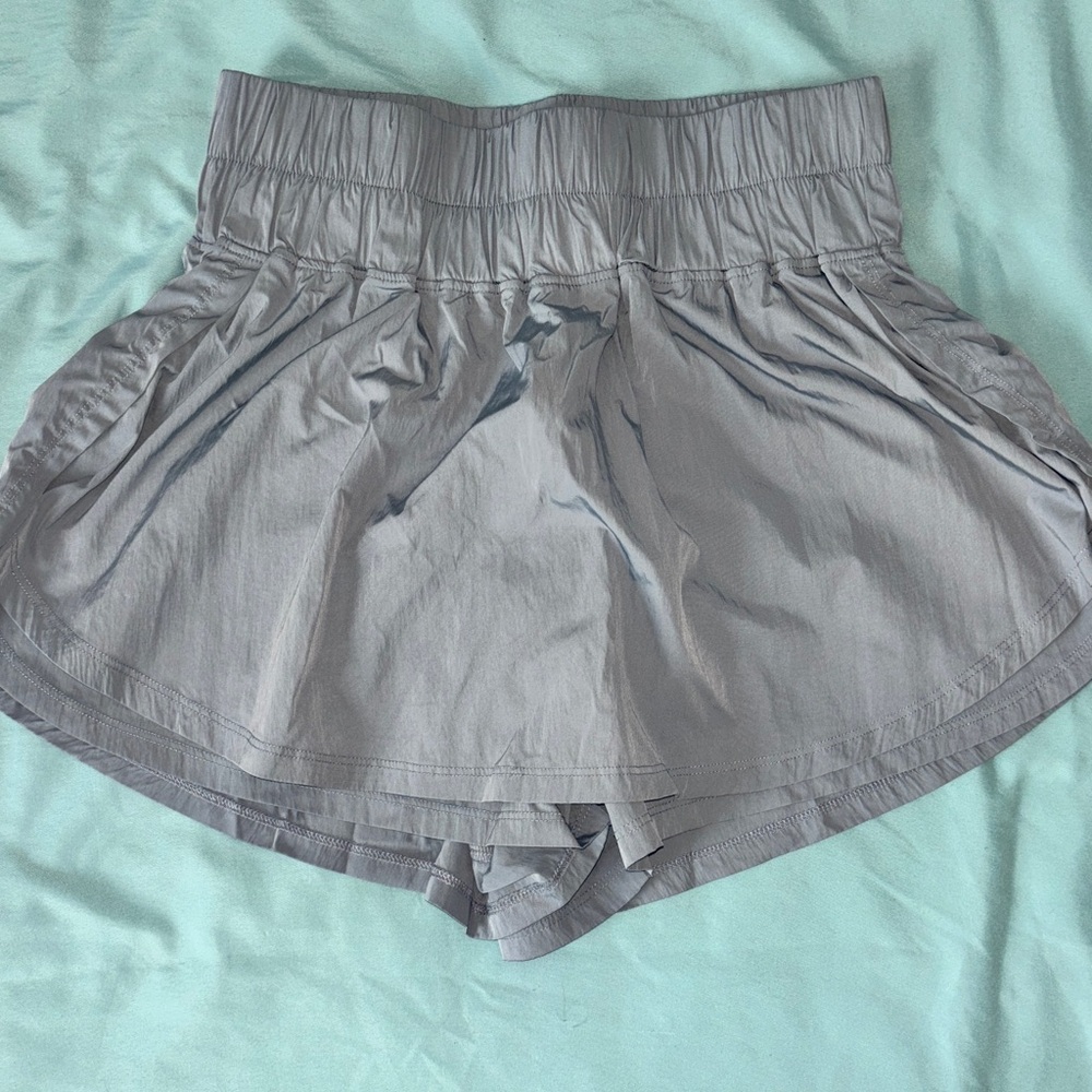Women's Gray High-Waisted Skort